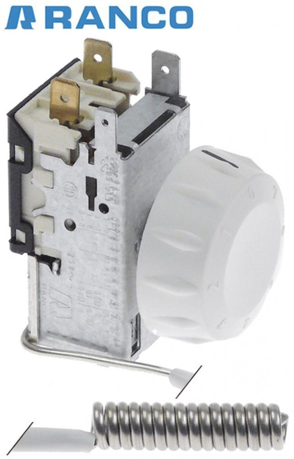 termostat RANCO tip K50-H1121 ø senzor 8.5mm L senzor 35mm țeavă capilară 800mm