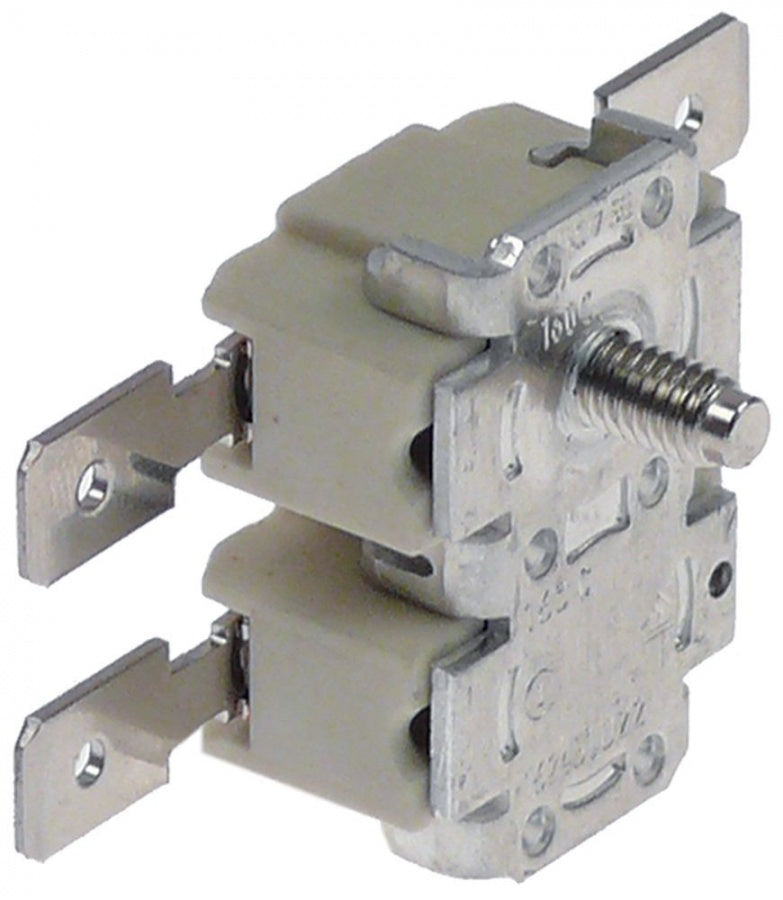 termostat de contact cu bimetal DGmm temp. de deconectare 160°C 2NC 2cu -poli 10A
