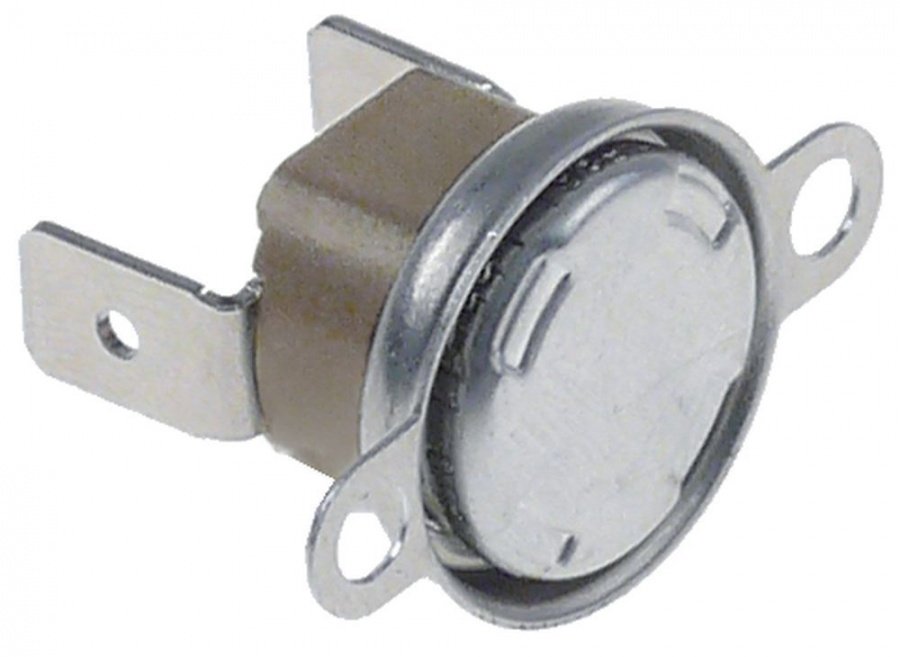 Termostat de contact cu bimetal, contact 1NC, 16.5A, 240V, conectori 6,3 mm, T.max. 204°C - 391053