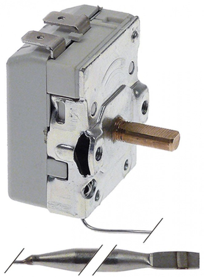 Termostat TECASA 30-95°C, contact 1NO, 16A, 400V, bulb  ø 6x100mm - 391059