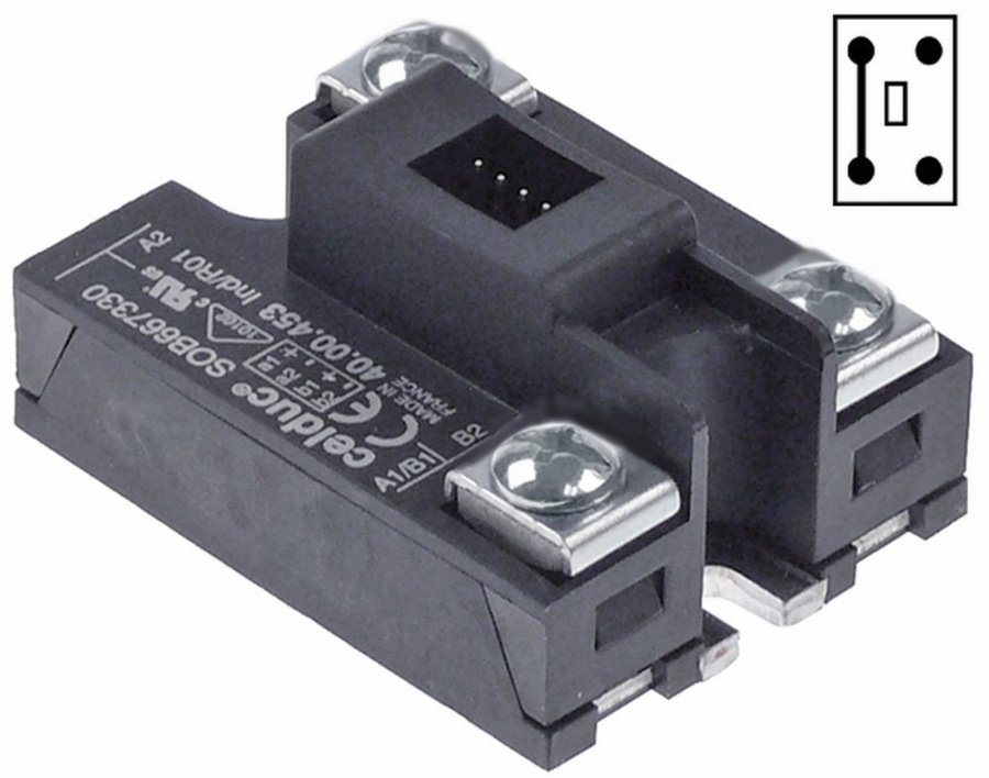 Releu SSR de putere semiconductor (40.00.453P), 65 A, 400 V, Rational - 400105