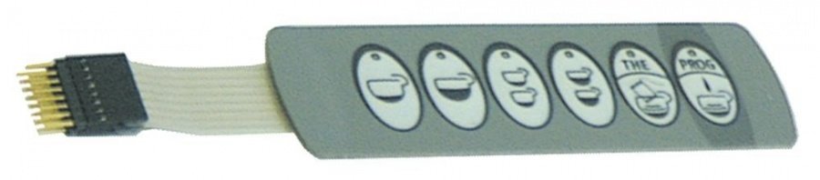 Tastatura membrana cu 6 butoane - 400434