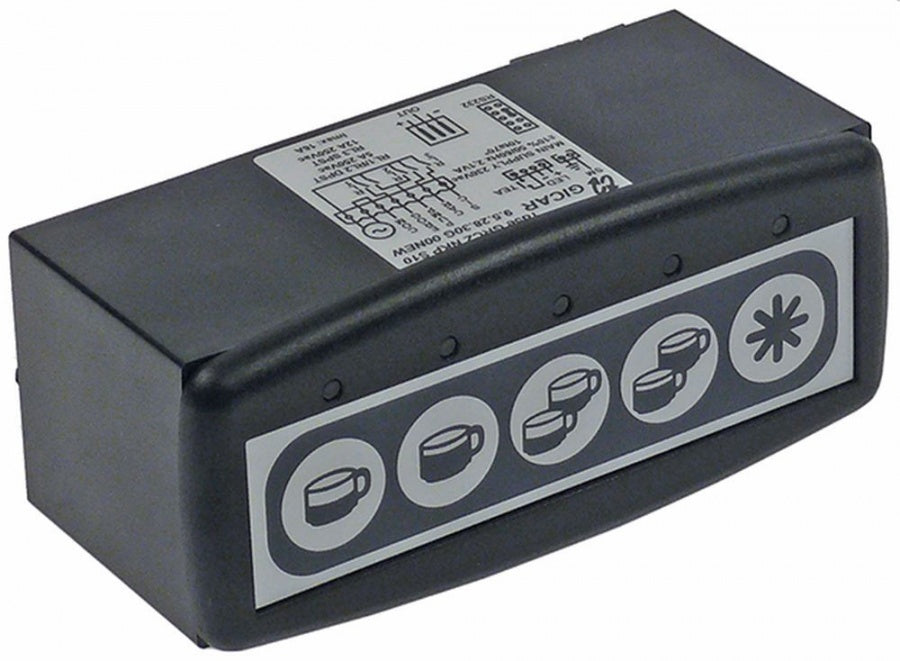 Tastatura cu 5 butoane 1d5e GRCZ NKP S10, 117 x 45 mm, Expobar 60100020, Gicar 9.5.28.30 - 400655