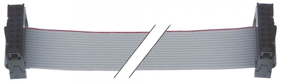 ribbon cable 16 -poles L 1400 mm plug type 2 row coded - 400707