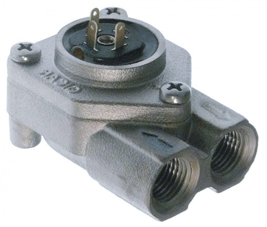 flowmeter ¼" stainless steel with LED plug-in connection approval NSF - Code 400778