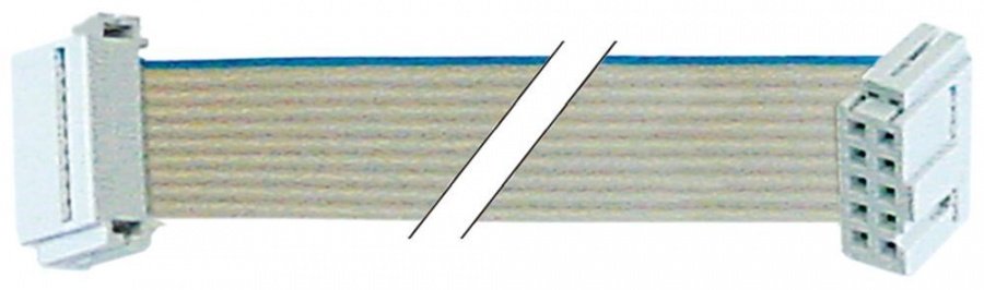 Cablu panglica cu 10 trasee, L 800 mm, conector raster FC-10P, 2,54 mm, Meiko 0180502