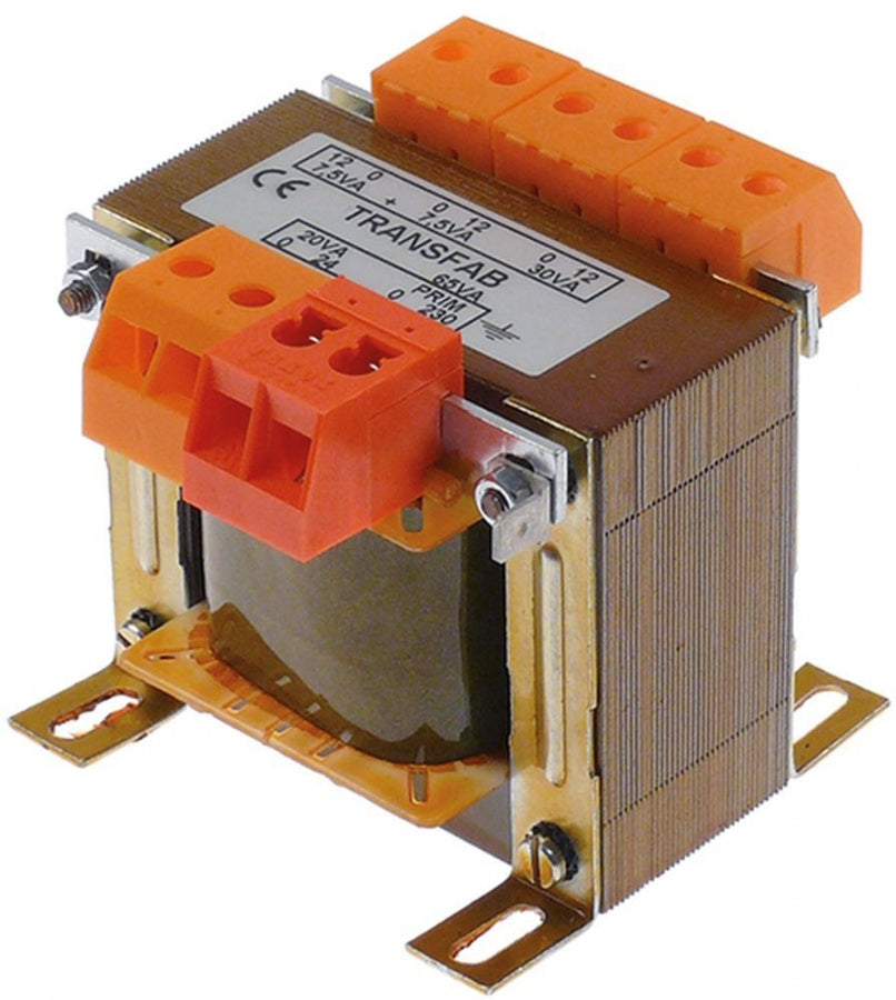 transformer primary 230VAC secondary 12/24VAC 65 VA connection screw 50-60Hz