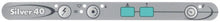 keypad foil dishwasher Silver 40