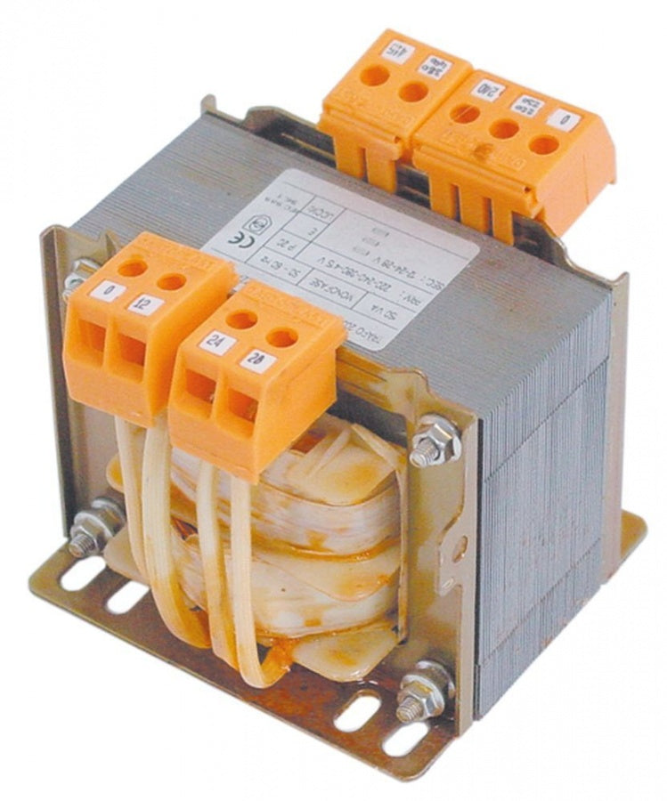 transformer primary 220/230-240-380/400-415V secondary 12-24V 150VA secondary 4,17A 50/60Hz