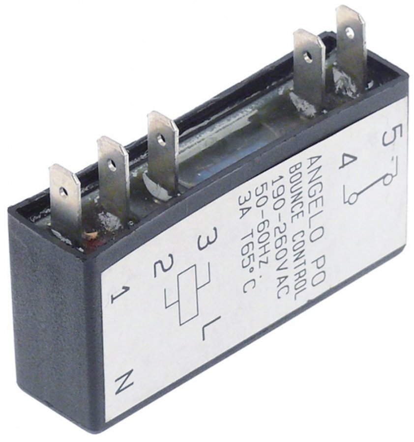 Releu - bounce control electronic L 80x17 mm, H 45 mm 180-260 V, 3 A, 50/60 Hz - 400958