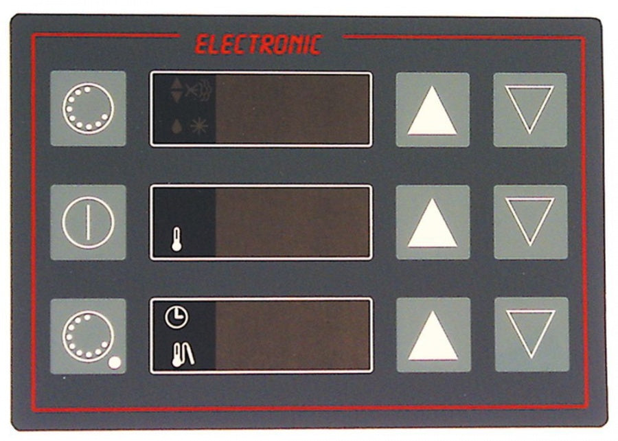 keypad foil L 160mm W 110mm 9 buttons