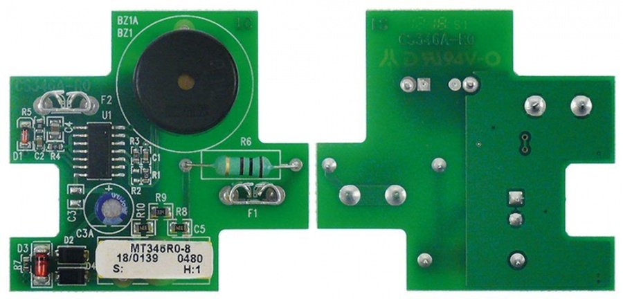 Placa sonerie 230 V, L 48 x 45 mm, conectori 6,3 mm - 401062