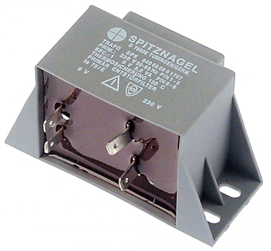 transformer primary 230V secondary 9V 3,8VA
