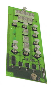 Placa de comanda PCB cu 11 butoane, 9 programe, Zanolli ELET0149, 305x85 mm - 401200