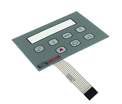 Tastatura cu 7 butoane ELET0153, pentru cuptor Zanolli Synthesis, 150x120 mm - 401203