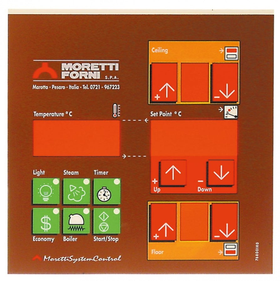 keypad foil brown