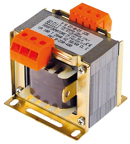 Transformator 100VA, primar 230/400V, secundar 12-0-12V (24V)