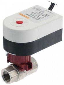 Robinet servo cu bila, filet intern ½", actionare electrica 230 V - Cod 401386