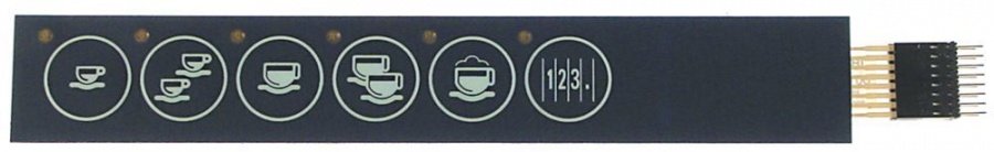 Tastatura membrana cu 6 butoane - 401420