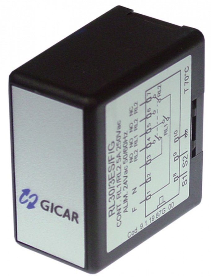 Releu de nivel GICAR 24V,  tip RL30/3ES/F/G - Code 401638