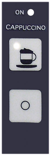 keypad foil milk foamer Foamino buttons 2 L 93mm W 26mm for milk foamer