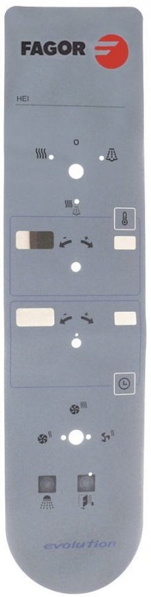 keypad foil combi-steamer HEI 1021/HGV 1021 L 670mm W 160mm