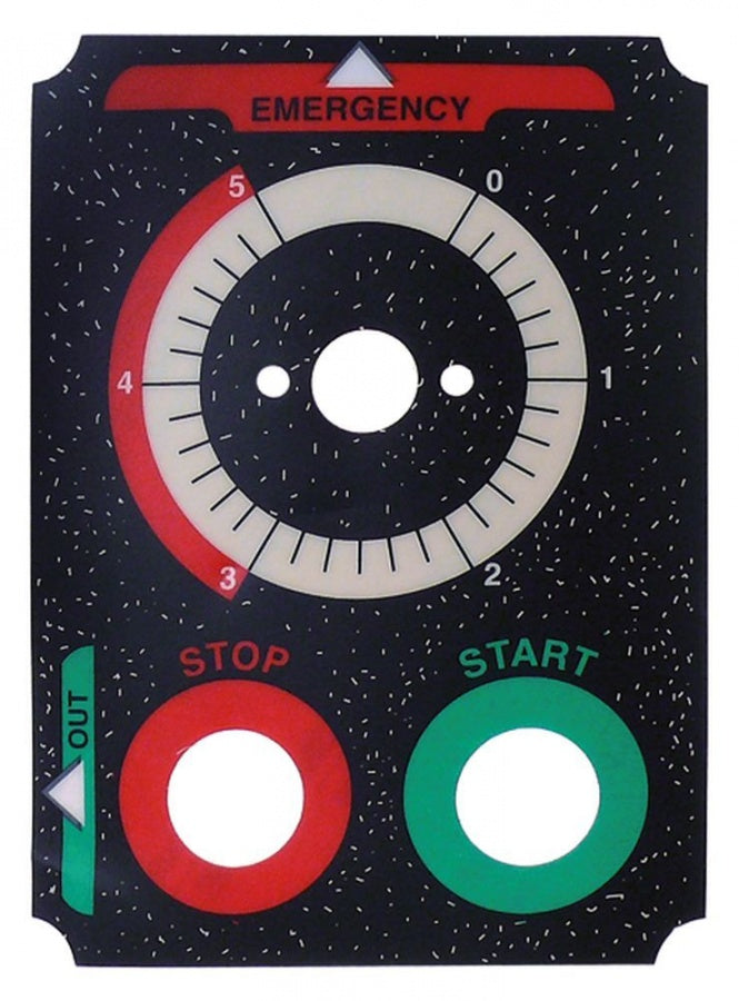 front foil L 139mm W 99mm black PP4-PP8-PP15 Expo - Code 401741