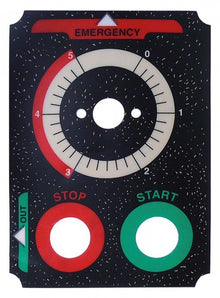 front foil L 139mm W 99mm black PP4-PP8-PP15 Expo - Code 401741