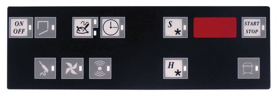 keypad foil blast chiller buttons 11 suitable for ZANUSSI L 237mm W 74mm