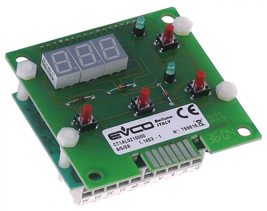 display PCB with keypad