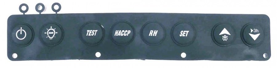 buttons strip 8 buttons L 200mm W 37mm