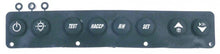 buttons strip 8 buttons L 200mm W 37mm