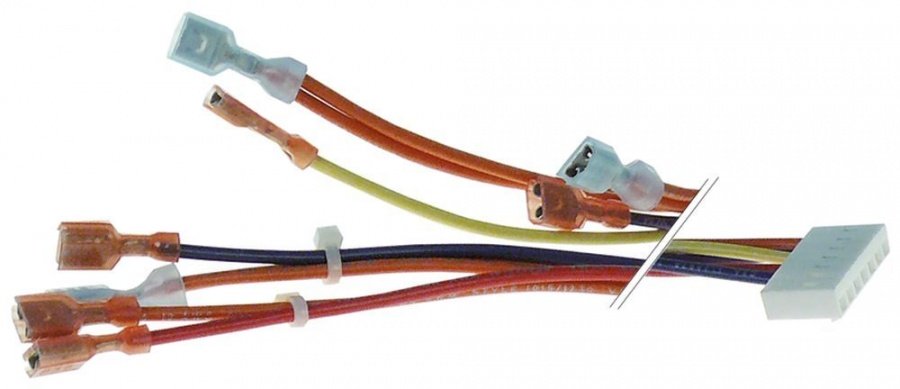 connecting cable L 690mm connection male faston 6,3mm