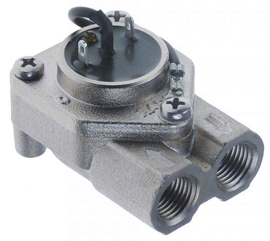 flow meter thread 1/4" stainless steel with LED male faston 2.8mm approval NSF
