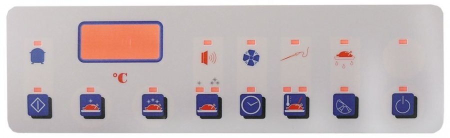 membrane keypad for ice maker buttons 8 suitable for SAGI L 200mm W 60mm