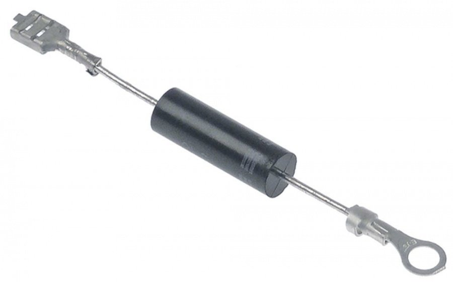 hv diode type RG404 connection F6.3mm / lug M4 for microwaves