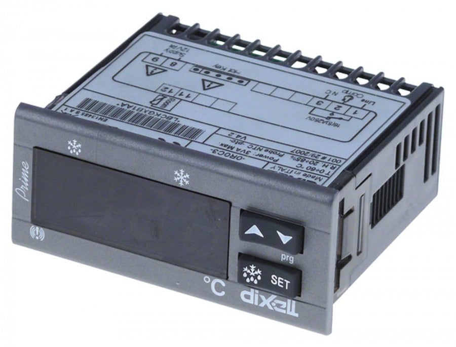 electronic controller DIXELL XR20C-0R0C3 71x29mm built-in depth 76mm 12V voltage AC/DC NTC