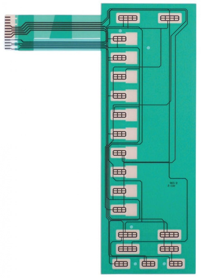 membrane keypad L 242mm W 86mm - Code 402162