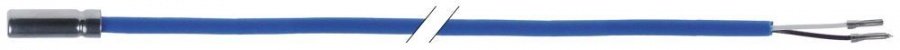 Sonda de temperatura NTC, 10 KOhm, -40 +110°C, senzor ø 6 x 20 mm, lungime cablu 2 m - 402200 - 087654