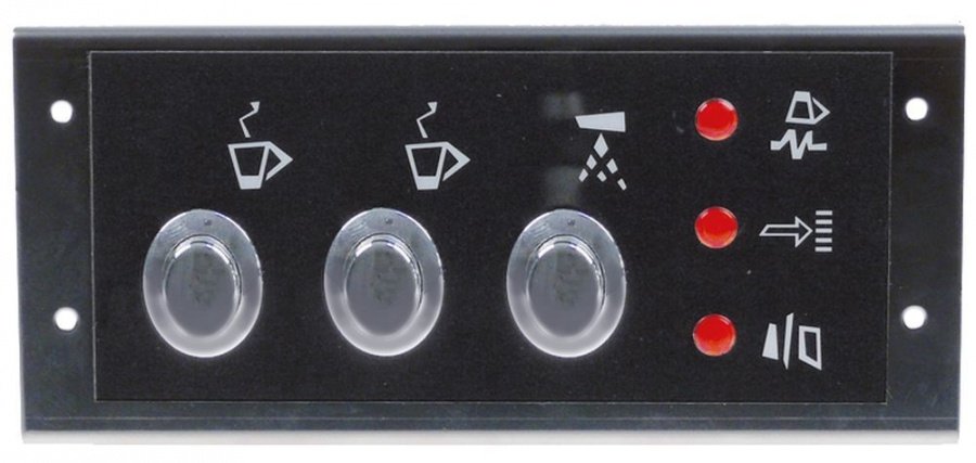 switch panel complete L 158 mm W 70 mm buttons 3 for Astoria / Wega - 402212