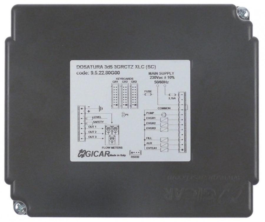dosing electronics 3-group 230 V AC 50/60Hz type 3d5 3GRCTZ XLC (SC) DPG 96 C - 402231