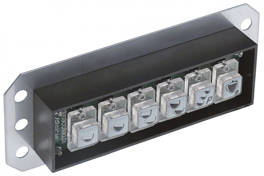 Tastatura cu 6 butoane, 44 x 135 mm - 402240