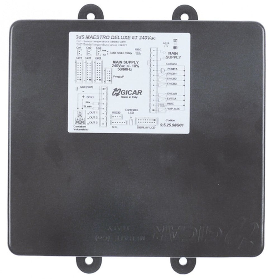 Modul electronic - centralina GICAR 3D5 MAESTRO DELUXE, pentru masina de cafea cu 1, 2, 3, grupuri, 240Vac - 402241