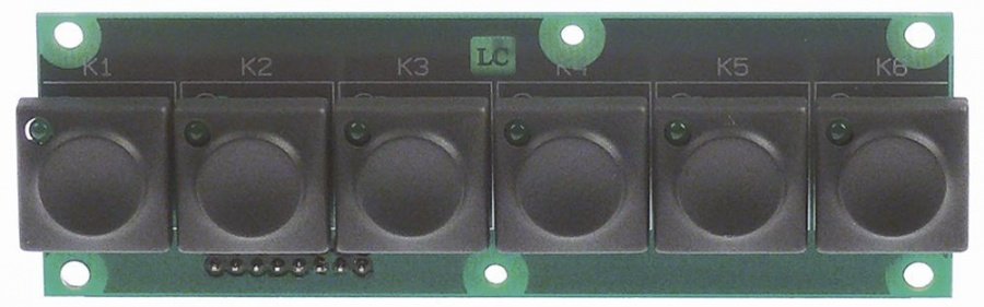 Tastatura cu 6 butoane, 35,5 x 113 mm - 402251