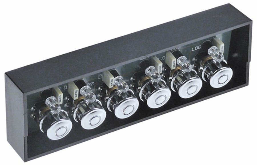 Tastatura cu 6 butoane, 44 x 135 mm - 402258