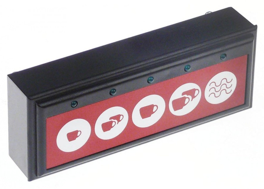 keypad unit with LED W 44 mm L 107 mm buttons 5 3d5 - 402305