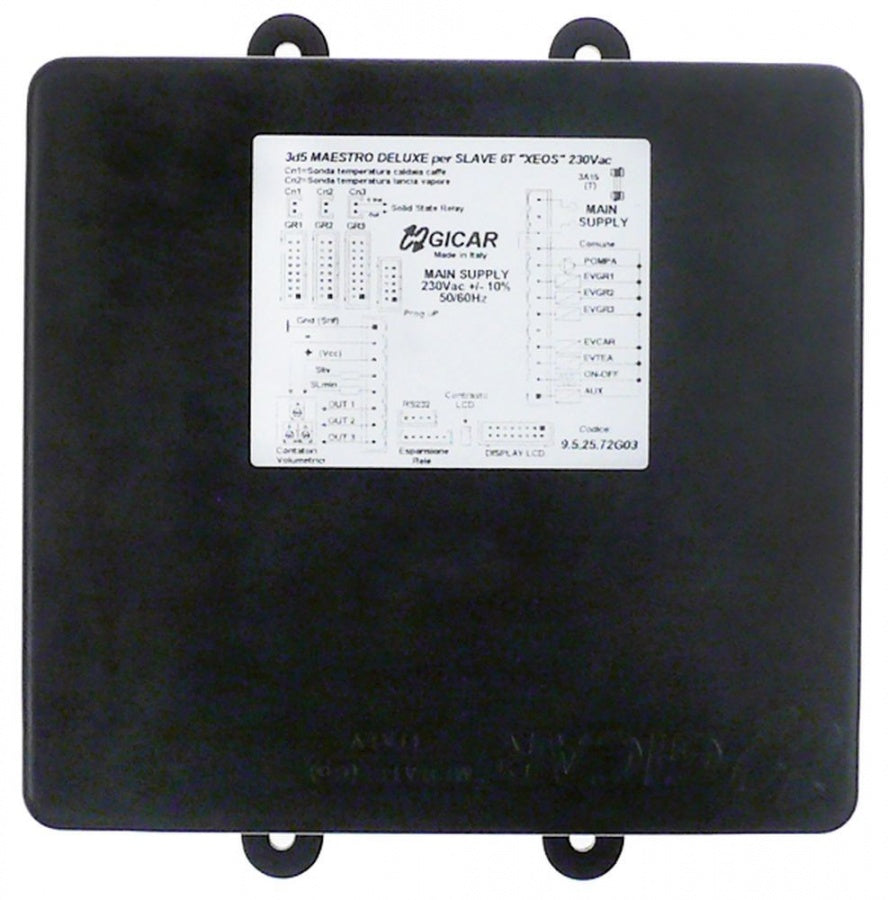 Modul electronic - centralina GICAR tip 3d5 MAESTRO DELUXE per SLAVE 6T "XEOS", 230V ac - 402314