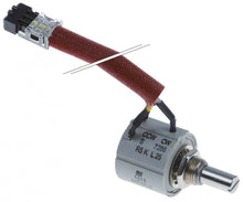 potentiometer cable length 250mm shaft length 12mm shaft ø 6,3mm plug type black