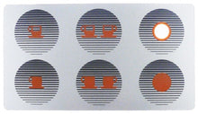 Folie tastatura cu 5 butoane, 80 x 44 mm - 402387