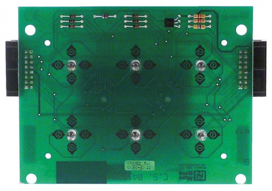 control PCB L 117mm W 90mm buttons 6